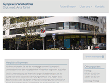 Tablet Screenshot of praenatalpraxis.ch